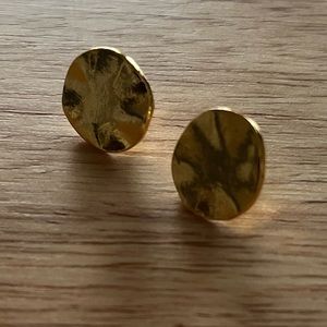 Gorjana Hammered Disk Chloe Stud Earrings